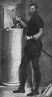 The Longford Castle Pictures; Portrait of a Man in Black; after Morone, C.1556, 1890. Creator: Unknown