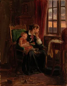 Daybreak Prints: Longing, mid-late 19th century. Creator: Wilhelm Marstrand