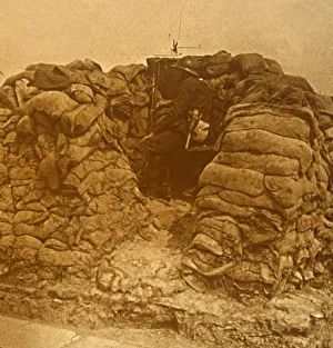 Look Out Post Prints: Look-out on the front line, c1914-c1918