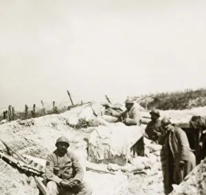 Look Out Post Prints: Look-out post, Massiges, northern France, c1914-c1918