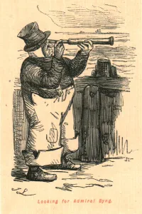 Gilbert Abbott A Gallery: Looking for Admiral Byng, 1897. Creator: John Leech