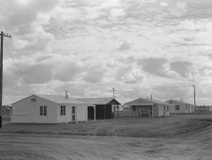 Bungalow Prints: Looking from the camp to adjoining tract