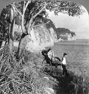 Images Dated 15th January 2008: Looking east over Mississippi Bay, near Yokohama, Japan, 1904.Artist: Underwood & Underwood