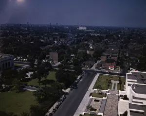 Arthur Sidney Siegel Prints: Looking east toward Rackham Building, Detroit, Mich. 1942. Creator: Arthurs Siegel