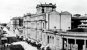 British Colony Prints: Looking along George Street from the corner of Queen Street