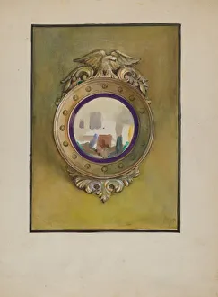 George Loughridge Prints: Looking-glass, c. 1936. Creator: George Loughridge