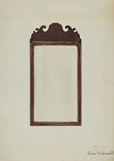 Mirror Frame Prints: Looking-glass, c. 1936. Creator: Rex Dolmith