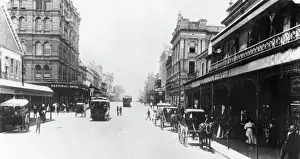 British Colony Prints: Looking down Queen Street past Edward Street towards The Bight