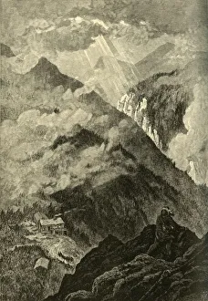 'Looking Towards Smuggler's Notch, from the Nose', 1874. Creator: W. J. Linton 'Looking Towards Smuggler's Notch, from the Nose', 1874. Creator: W. J. Linton
