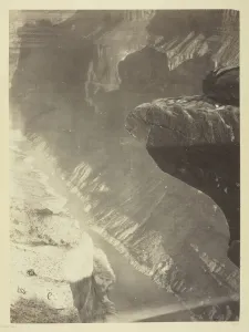Looking South into the Grand Canyon, Colorado River, Sheavwitz Crossing, 1872