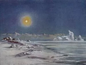 Looking West from Cape Evans, 1911, (1913). Artist: Edward Wilson