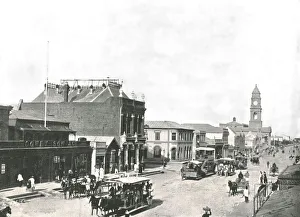 Kwazulu Natal Prints: Looking up West Street, Durban, South Africa, 1895. Creator: William Laws Caney
