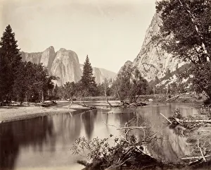 Looking Down Yosemite Valley, ca. 1872, printed ca. 1876