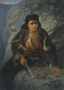 Balkan Prints: The lookout, 1876. Artist: Polenov, Vasili Dmitrievich (1844-1927)