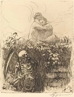 Scythe Gallery: On the Lookout (Aux aguets), 1900. Creator: Paul Albert Besnard