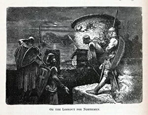 Varyags Collection: On the Lookout for Northmen, 1882. Artist: Anonymous
