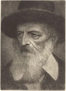 Tennyson Alfred Lord Prints: Lord A. Tennyson, 2nd plate. Creator: Alphonse Legros