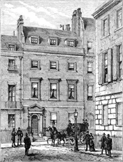 Benjamin Disraeli Collection: Lord Beaconsfields house, 19, Curzon Street, Mayfair, London, 1900