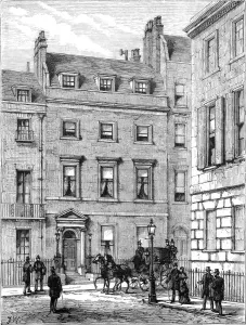 Benjamin Disraeli Collection: Lord Beaconsfields house, 19, Curzon Street, Mayfair, London, 1900