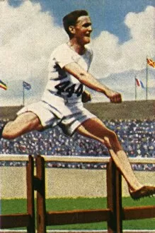 Sportsperson Gallery: Lord Burghley, winner, 400m hurdles, 1928. Creator: Unknown