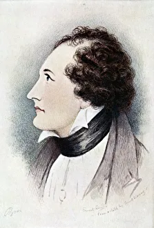 Lord Byron, Anglo-Scottish poet, early 19th century. Artist: Ernest Lloyd Lord Byron, Anglo-Scottish poet, early 19th century. Artist: Ernest Lloyd