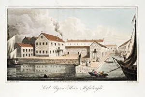 Lord Byrons House at Missolonghi, pub. 1825. Creator: Robert Seymour (1798 - 1836)