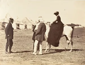 Charles Canning 1st Earl Canning Prints: Lord Clyde, Lord Canning and Lady Canning, 1858-61. Creator: Unknown