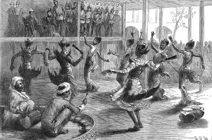 Annexation Prints: With Lord Dufferin in Burma - Lord and Lady Dufferin in Theebaw's Theatre