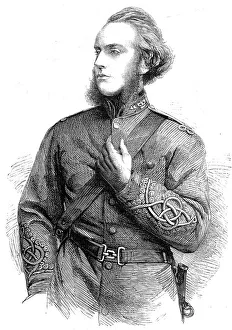 Wemyss Earl Of Prints: Lord Elcho - from a photograph by John Watkins, 1860. Creator: Unknown