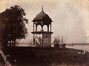 Octagonal Prints: Lord Ellenboroughs Folly on the Calcutta Course, 1858-61. Creator: Unknown
