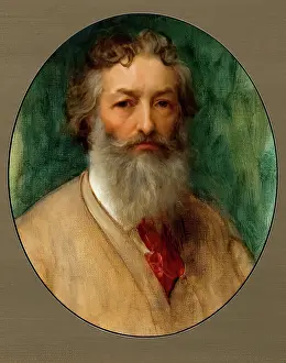 Portraits Prints: Lord Frederic Leighton, Self Portrait, 1882. Creator: Frederic Leighton