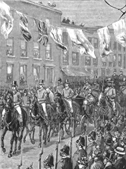 Lord Hopetouns reception at Melbourne, Australia, on his arrival there as Governor... 1890. Creator: Unknown