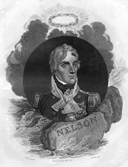 William Marshall Gallery: Lord Horatio Nelson, English naval commander, 1816.Artist: T Wallis