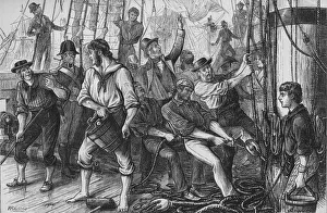 Howe Prints: Lord Howes Victory - The Glorious First of June, c1880. Artist: William Ralston