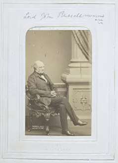 First Lord Of The Treasury Collection: Lord John Russell, 1861. Creator: John Jabez Edwin Mayall