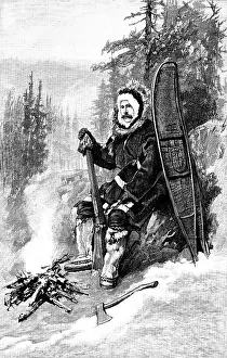 Firewood Prints: Lord Lonsdale's Travels in North America: Lord Lonsdale in Arctic travelling attire