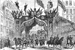 Grandstand Prints: The Lord Mayor's Procession: presenting an address to the Lord Mayor at the Arch