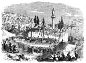 Pulley Prints: Lord Stratford de Redcliffe laying the Foundation Stone of the Memorial Church