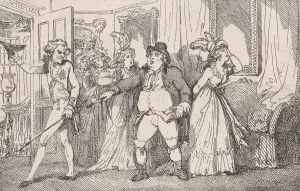 A Foundling Collection: Lord Tellamar Rudely Dismissed by Squire Western, from The History of Tom Jones