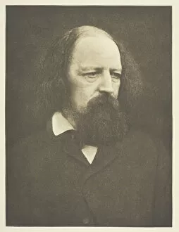 Lord A Tennyson Gallery: Lord Tennyson, 1867, printed October 1890. Creator: Julia Margaret Cameron