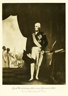 British Government In India Gallery: Lord Wellesley as Governor General, 1800, 1925. Creator: Unknown