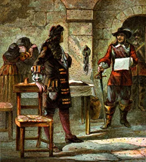Lord Russell Prints: Lord William Russell Condemned, 1683, (c1850)