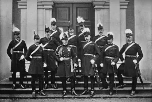 General Wolseley Prints: Lord Wolseley and the headquarters staff in Ireland, 1896. Artist: J Robinson & Son