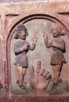 Swearing Gallery: Do Not Take Lords Name in Vain, The Ten Commandments, c20th century