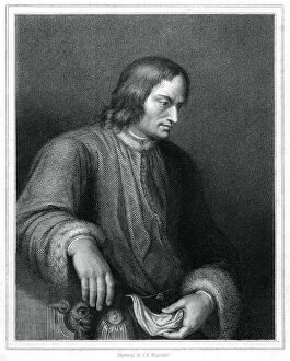 Lorenzo de Medici, Italian statesman and ruler of the Florentine Republic, (1833).Artist: CE Wagstaff