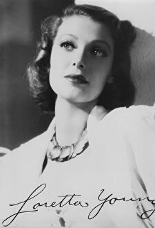 Images Dated 12th June 2008: Loretta Young (1913-2000), American actress, c1930s