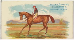 Horseracing Prints: Los Angeles, from The Worlds Racers series (N32) for Allen & Ginter Cigarettes, 1888