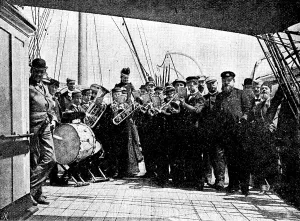 Drownings Prints: Loss of the North German Lloyd steam-ship 'Elbe': captain