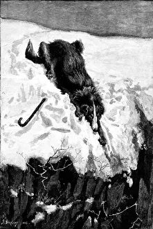 Faithful Prints: Lost!, drawn by S. Berkley, 1883. Creator: Eugene Froment