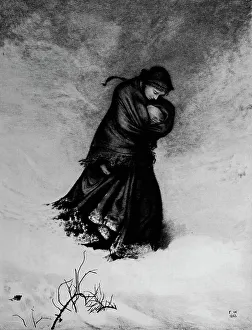 Frederick Walker Prints: The Lost Path, 1863, (1912). Artist: Fred Walker